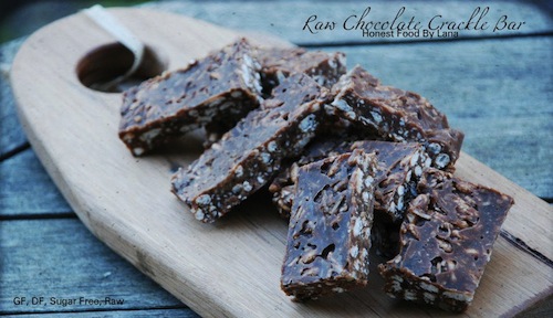 Good Food Friday : Lana Purcell’s Healthy Chocolate Crackle Bar